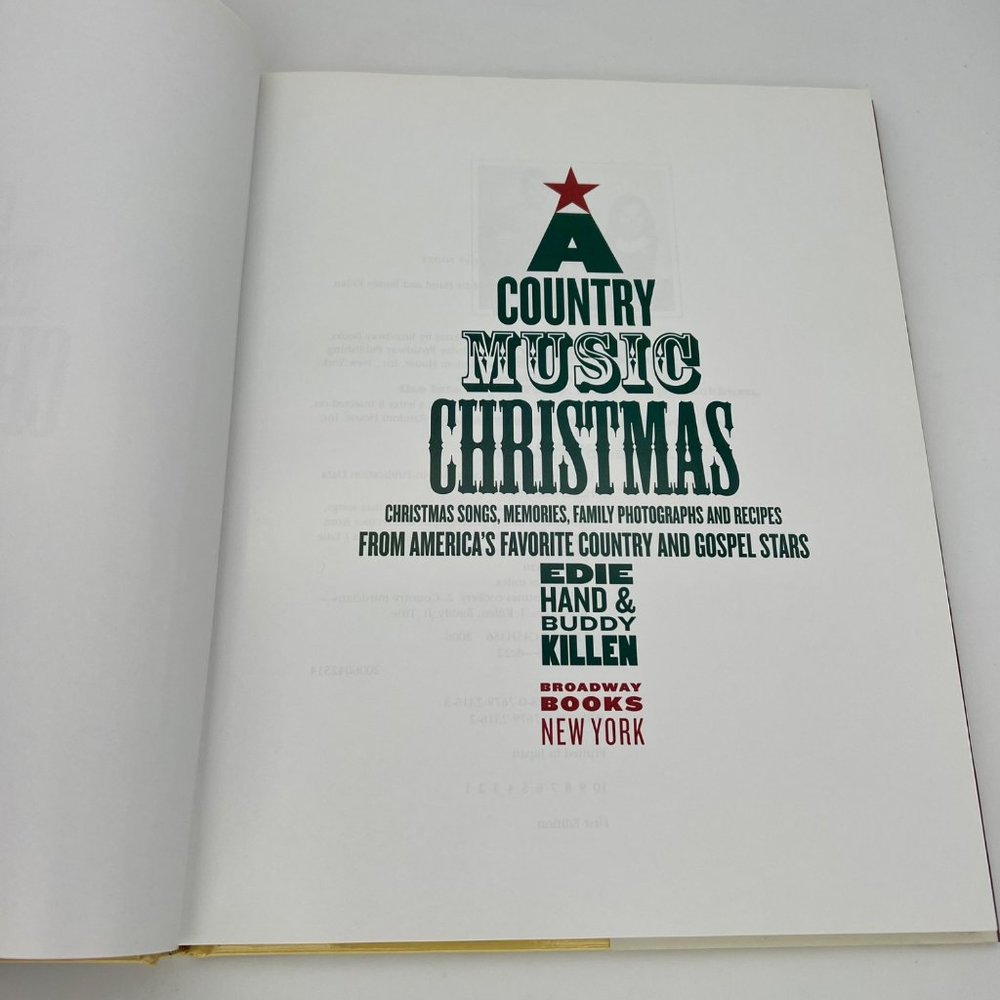 Country Music Christmas Cookbook Eddie Hand Buddy Killen w/ 15 Track CD - Picture 5 of 11